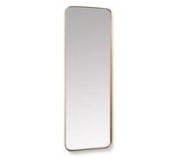 Espejo de pared Marco en metal dorado 55 x 150,5 cm