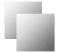 Espejo de pared minimalista, set de 2 unidades, 60x60 cm