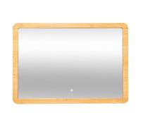 ESPEJO DE PARED RECTANGULAR, CON LUZ LED