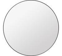 Espejo de Pared Redondo Ø110 cm Latón Negro