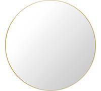 Espejo de Pared Redondo Ø110 cm Latón Pulido