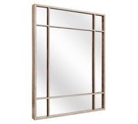 Espejo de pared STYLER, 69x95 cm, rectangular, color , marco de plástico, ideal para pasillos, dormitorios, baños, estilo moderno, decorativo, diseño tipo loft