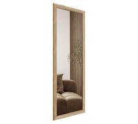 Espejo de pared STYLER KIRUNA, 47x127 cm, rectangular, con marco de MDF con apariencia de madera, ideal para pasillos, dormitorios o baños, espejo de pared moderno y decorativo