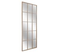 Espejo de pared STYLER, modelo WILL, 60x150 cm, rectangular, con marco de MDF, ideal para pasillos, dormitorios, baños. Espejo de cuerpo entero, diseño moderno tipo loft, decorativo