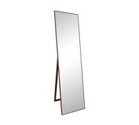 Espejo de Pie con Marco Madera Decorativo, Resistente con Soporte en Habitación, Recibidor, Vesidor y Tienda. Espejo Rectangular Cuerpo Entero.