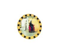 Espejo de seguridad/tráfico, modelo D.600 mm, de plástico, color amarillo/ - 586