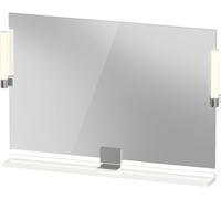 Espejo Duravit Sivida, cromo, 1050x36x650mm, luz superior, interruptor sensor, conexión a red, SV7423010220000, Color: Blanco brillo intenso