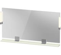 Espejo Duravit Sivida, cromo, 1330x36x650mm, luz superior, interruptor sensor, conexión a red, SV7425010HH0000, Color: Verde pálido mate