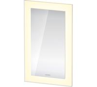 Espejo Duravit White Tulip App con iluminación LED, con calefacción de espejo, 450x750x50mm, aluminio blanco mate, WT7060000000000