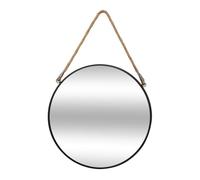 Atmosphera – Espejo colgante 'Corde' negro D. 55 cm