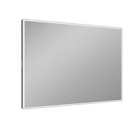 Espejo iluminado Schneider GLOW HCL, iluminación LED perimetral, 1000x760mm, 166.300.01.4101, Color: Negro mate con sistema de sonido