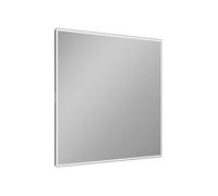 Espejo iluminado Schneider GLOW HCL, iluminación LED perimetral, 760x700mm, 166.270.01.4101, Color: Negro mate con sistema de sonido
