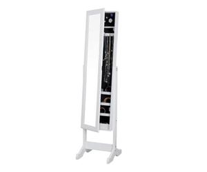 Espejo joyero mdf blanco 145x36.5x 34.5cm