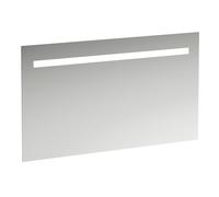 Espejo LAUFEN Leelo con iluminación LED horizontal integrada, marco de aluminio, 1200 mm, versión para interruptor de luz externa, H4476719501441