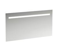 Espejo LAUFEN Leelo con iluminación LED horizontal integrada, marco de aluminio, 1300 mm, versión para interruptor de luz externa, H4476819501441