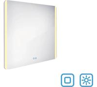 Espejo LED con iluminación Nimco ZP 17000, 80 x 70 cm, grado de protección IP 44