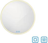 Espejo LED Kulaté con iluminación Nimco ZP 26000, diámetro 70 cm, grado de protección IP 44