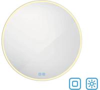 Espejo LED Kulaté con iluminación Nimco ZP 26000, diámetro 90 cm, grado de protección IP 44