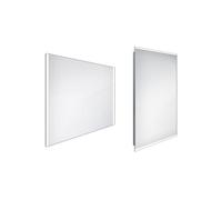 Espejo LED para baño con iluminación, Nimco, 80 x 70 cm, modelo ZP 11003