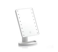 InnovaGoods® Espejo LED táctil de sobremesa Perflex, Ilumina tu Rostro y estiliza tu Maquillaje, con función de Espejo LED, táctil y diseño Elegante, Ideal para el baño y el tocador
