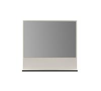 trendteam smart living - PureBliss - Espejo de Pared - Gris Claro - 80 x 74 x 14 cm - Espejo de baño con Estante de 80 cm