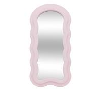 Atmosphera - Espejo ondulado Ayna infantil - MDF rosa - 60 x 30 cm