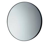 Sapho Accesorios de baño Gedy - Espejo con marco, diámetro 60 cm, blanco 600002