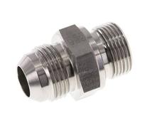 Espiga doble JIC G3/4'' x UN 1-1/16''-12 Acero inoxidable FKM 210bar (2950.5psi)