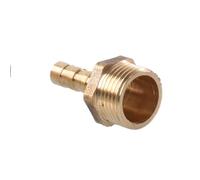 Espiga para manguera roscada 1 pieza de junta reductora recta latón, conexión manguera tipo PC, cola púas, rosca macho BSP 1/8, 1/4, 1/2, 3/8 y pulgada(8MM*3/4INCH)