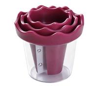 Espiralizador manual de verduras y rizador de flores de rosas | Zanahoria, pepino, rábano, forma de rosa, guarnición, cortadora, decoración, herramienta de cocina
