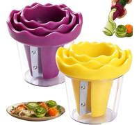Espiralizador Manual Para Verduras Y Frutas Con Rallador | Herramienta for tallar y adornar flores de rosas(E#)