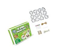 Esponja de fibra de madera con bonitos diseños que hace que la limpieza sea agradable para niños pequeños, suministros de limpieza seguros para niños