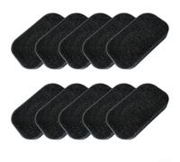 Esponja de filtro de aire para 17211-ZB2-000 apto para gx160 para gx200 cepillo recortador mantenimiento del motor trampa de polvo 132x73x22mm negro (10PCS)