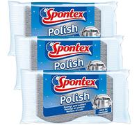 Esponja Spontex 19321001 limpiadora (de acero inoxidable, pack con 3 unidades)