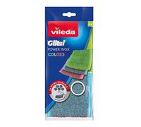Vileda Esponja metálica Power Inox Colors – acero inoxidable, colores – 2 unidades
