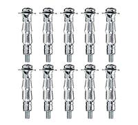 EsportsMJJ 10pcs M4 x 32 placa de yeso cavidad pared ancla resistente hueco metal tapón de fijación Tornillo
