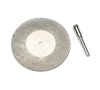 EsportsMJJ 60 Mm Diamante Muela Disco De Corte De Metal para Herramienta Giratoria Dremel con Eje De 1 Eje