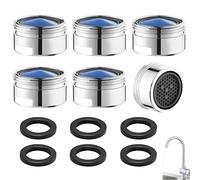 Espumador grifo M22, 6 piezas 22 mm rosca macho aireador de agua tamiz de grifo, aireador de filtro espumador para grifo, filtro antisalpicaduras para baño cocina