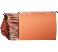 Esselte 10202 Vertical Hanging Folders Orgarex Kori - Carpeta (Naranja, 34.5 x 24.5 cm), Pack de 25 Unidades