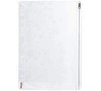 ESSELTE 411200 - Fundas fuelle capacidad PVC sin refuerzo 200 micras (bolsa 5 ud.) DIN A4. 11 taladros, Claro