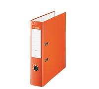 42323 - Archivador de palanca Esselte de 75 mm de lomo tamaño folio cartón forrado de color naranja con rado