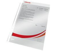 Esselte 46106 - Fundas portadocumentos COPYSAFE PP Cristal con refuerzo 80 micras (caja 100 Ud.) Folio. 16 taladros