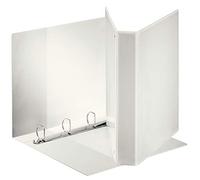 Esselte 55293 carpeta de cartón personalizable A4 Maxi capacidad de 280 hojas, cartón recubierto de polipropileno, 4 anillas color blanco