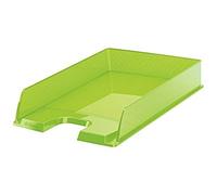 ESSELTE 623597 - Bandeja portadocumentos linea EUROPOST transparente. Formato vertical color verde Vivida