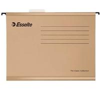 Esselte Carpeta colgante Kraft 93291 – Folio, visor de plástico – Caja 50 Dorado Niños