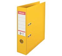 Esselte - Archivador con anillas No1 PP A4 75 mm, amarillo