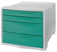 Esselte 2 Large And Small Color Breeze Buc Drawers Gris Niños