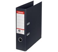 627569 - Archivador de palanca Esselte de 75 mm de lomo tamaño din a4 cartón forrado de color negro con rado