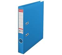 Esselte Archivador de Palanca A4, Azul, Lomo 52mm, Plástico, Modelo Vivida, 6240