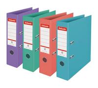 Esselte Archivador plástico palanca A4 75mm surtido colores